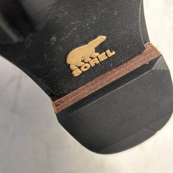 Sorel EMELIE™ III WOMEN'S WATERPROOF CHELSEA BOOTIE Tobacco Black Size 7 - Picture 14 of 16